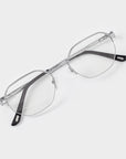LF Half Rim X - Silver Clear Lens