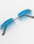 LF Rimless Class V (Larger Lens) - Light Blue Fade