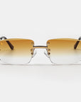 Silver & Gold Two Tone Rimless Class - Golden Fade