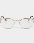 LF Half Rim X - Gold Clear Lens (PRESCRIPTION AVAILABLE)