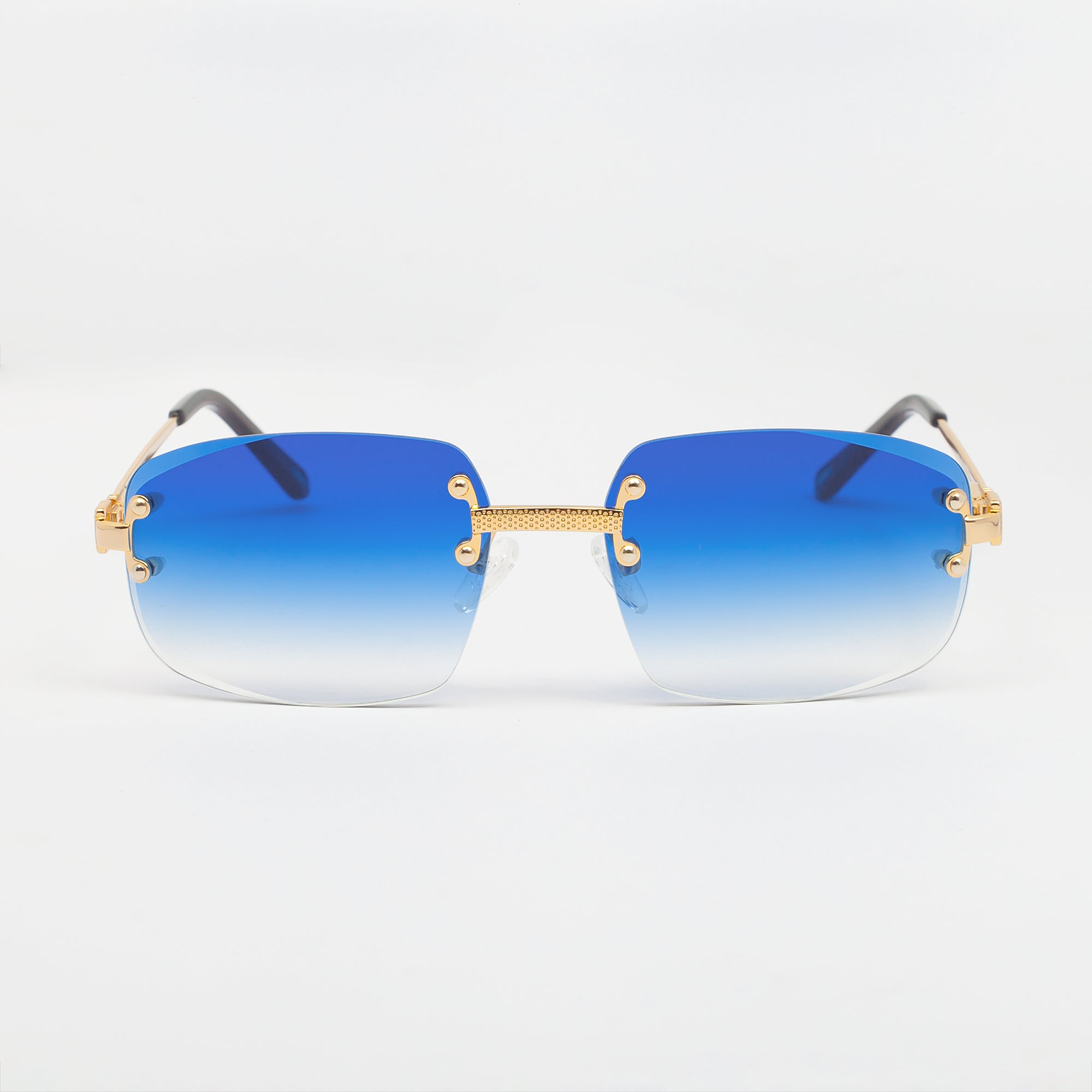 LF Rimless Class V (Larger Lens) - Blue Fade