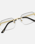 Gold Rimless Class VII - (Light Adaptive) Clear to Brown Lens