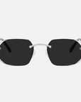 Silver Rimless Class VII - (Light Adaptive) Clear to Black Lens
