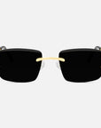 Gold Rimless Class IX - Solid Black