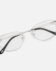 Silver Rimless Class I - (Light Adaptive) Clear to Black Lens