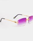 LF Rimless Class V (Larger Lens) - Purple Fade