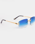 LF Rimless Class V (Larger Lens) - Blue Fade