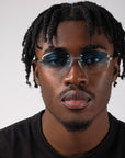 LF Rimless Class V (Larger Lens) - Light Blue Fade
