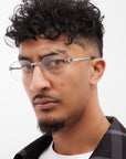 LF Half Rim X - Silver Clear Lens