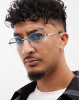 LF Half Rim X - Light Blue Fade