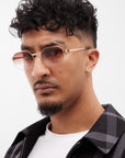 LF Half Rim X - Brown Fade