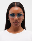 LF Rimless Class V (Larger Lens) - Light Blue Fade