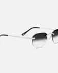Silver Rimless Sunglasses, Rimless Sunglasses Mens, Class I Side