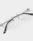 LF Rimless Class V - White Gold Clear