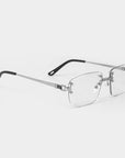 LF Rimless Class V - White Gold Clear