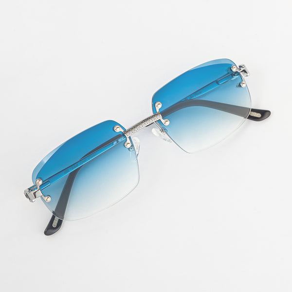 LF Rimless Class VI (grotere lens) - Lichtblauwe vervaging