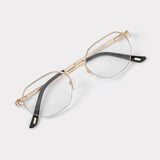 LF Half Rim X - Gold Clear Lens