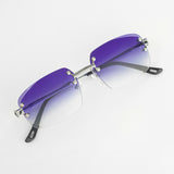 LF Rimless Class VI (grotere lens) - Purple Fade