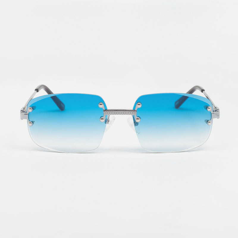 LF Rimless Class VI (grotere lens) - Lichtblauwe vervaging