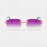 LF Rimless Class VI (grotere lens) - Purple Fade