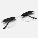 Silver Rimless Class I - Black Fade