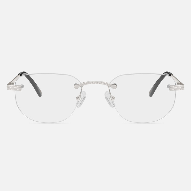 LF Rimless Class VI (grotere lens) - Donkerpaars vervagen