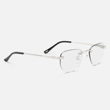 Silver Rimless Class I - Clear Lens