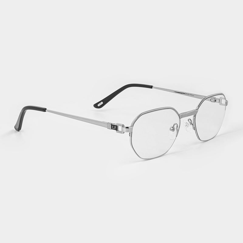 LF Half Rim X - Silver Clear Lens