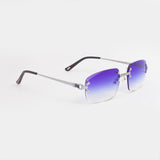 LF Rimless Class VI (Larger Lens) - Dark Purple Fade