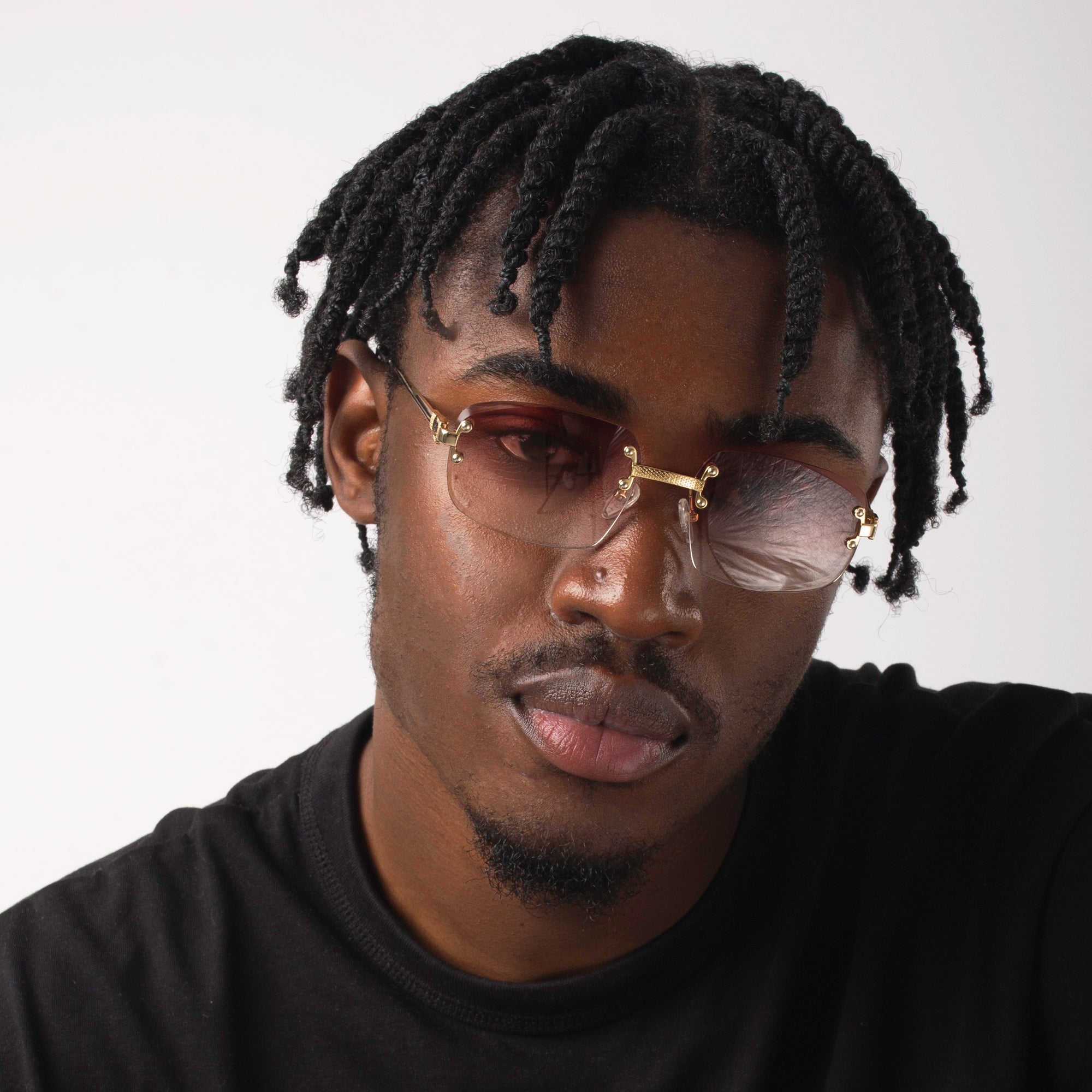 LF Rimless Class V (Larger Lens) - Brown Fade – Lux Frames
