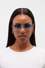 LF Rimless Class VI (grotere lens) - Lichtblauwe vervaging