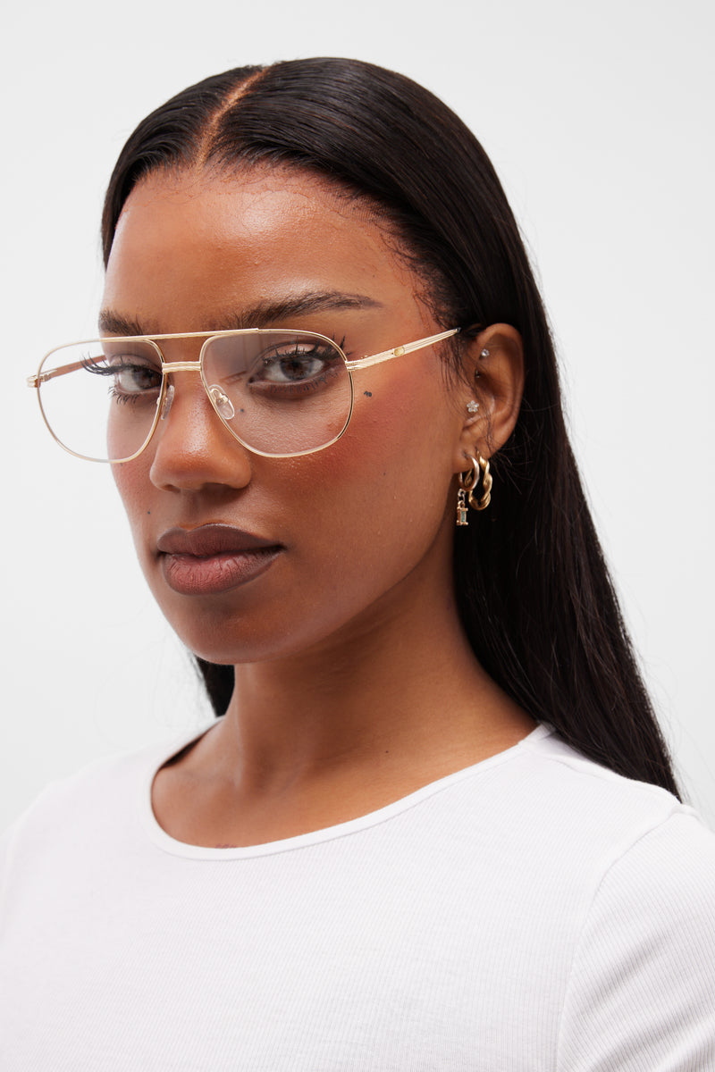 Lux B Hills Gold Flash Lux Frames
