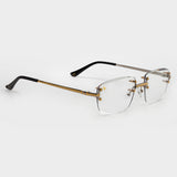 LF Gold Two Tone Rimless Class - Heldere lens