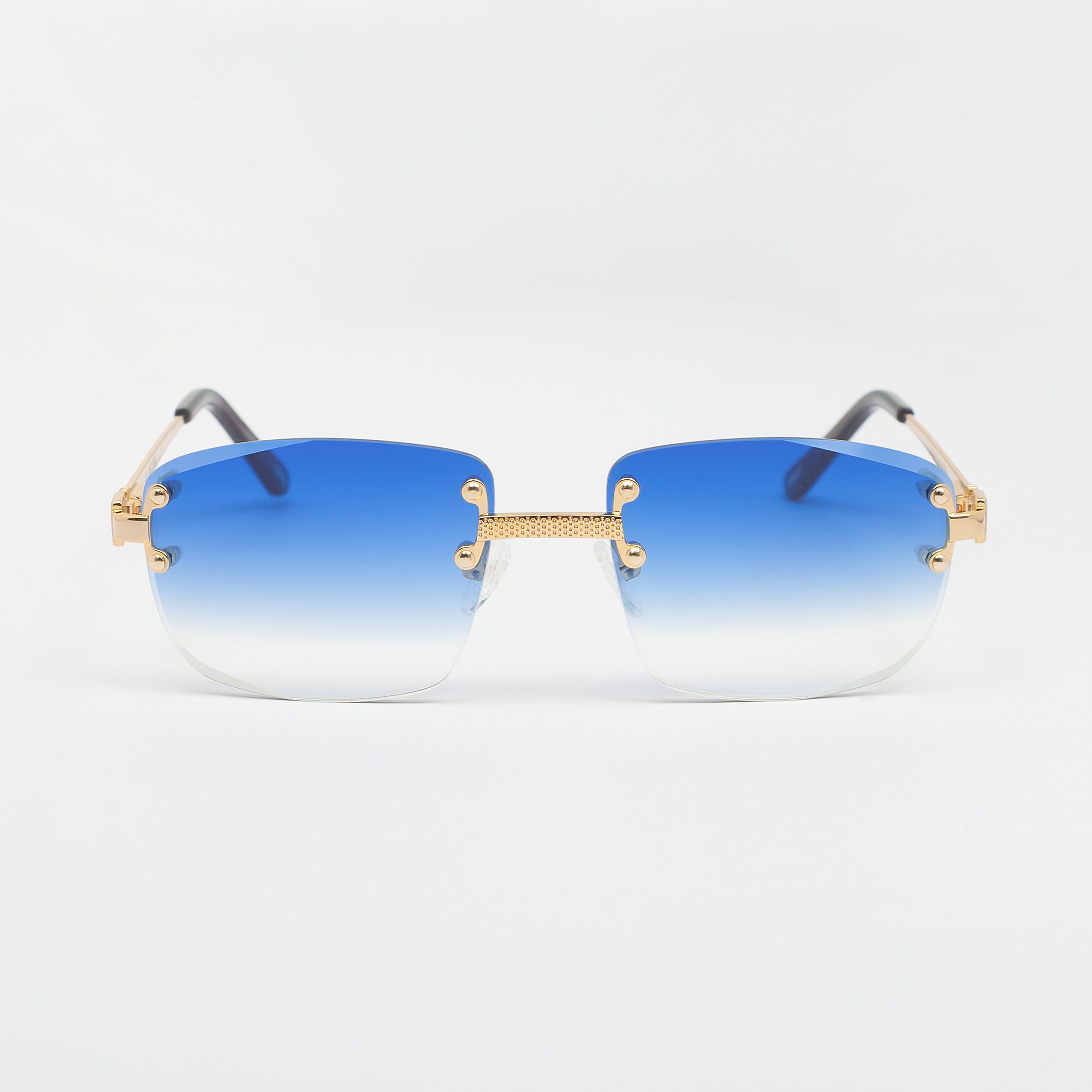 LF Rimless Class V Blue Fade Lux Frames